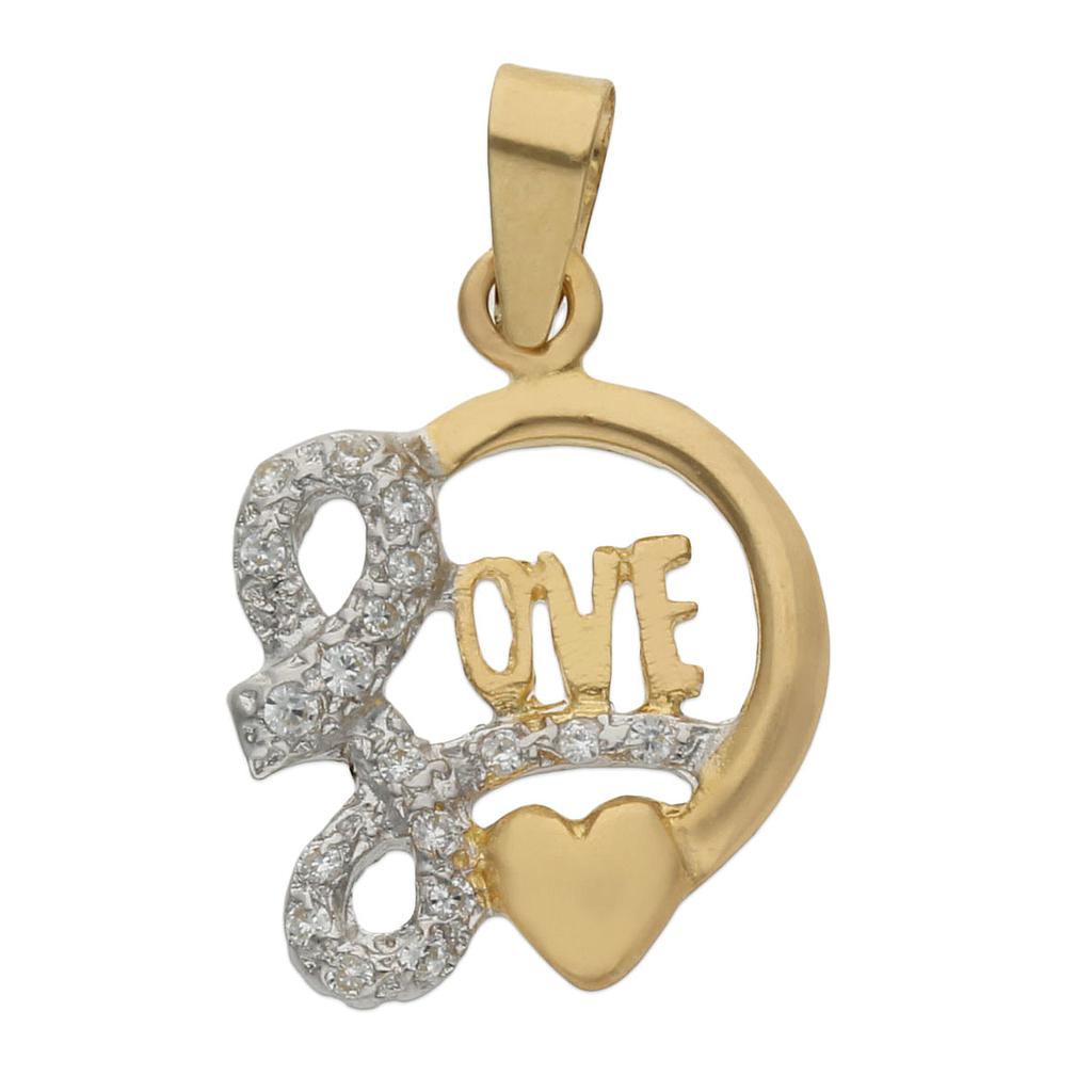 COLGANTE EN ORO DE 18KL &quot;LOVE&quot;