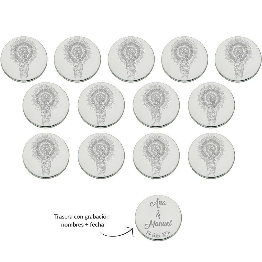 ARRAS PERSONALIZADAS V. DEL PILAR · ACERO PLATEADO