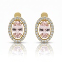 PENDIENTES ORO 18KL NANO MORGANITA