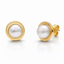 PENDIENTES ORO 18KL PERLAS