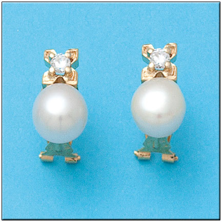 PENDIENTES ORO 18KL PERLAS CULTIVADAS