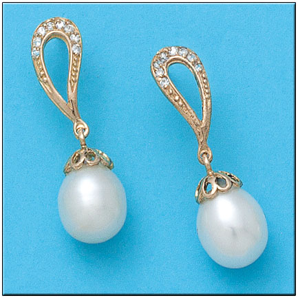 PENDIENTES ORO 18KL PERLAS CULTIVADAS