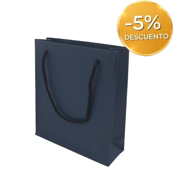 BOLSA PAPEL AZUL 120X40X130 - 50 UNID