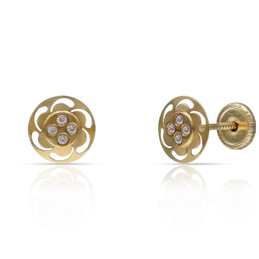 PENDIENTES ORO 18KL REDONDOS