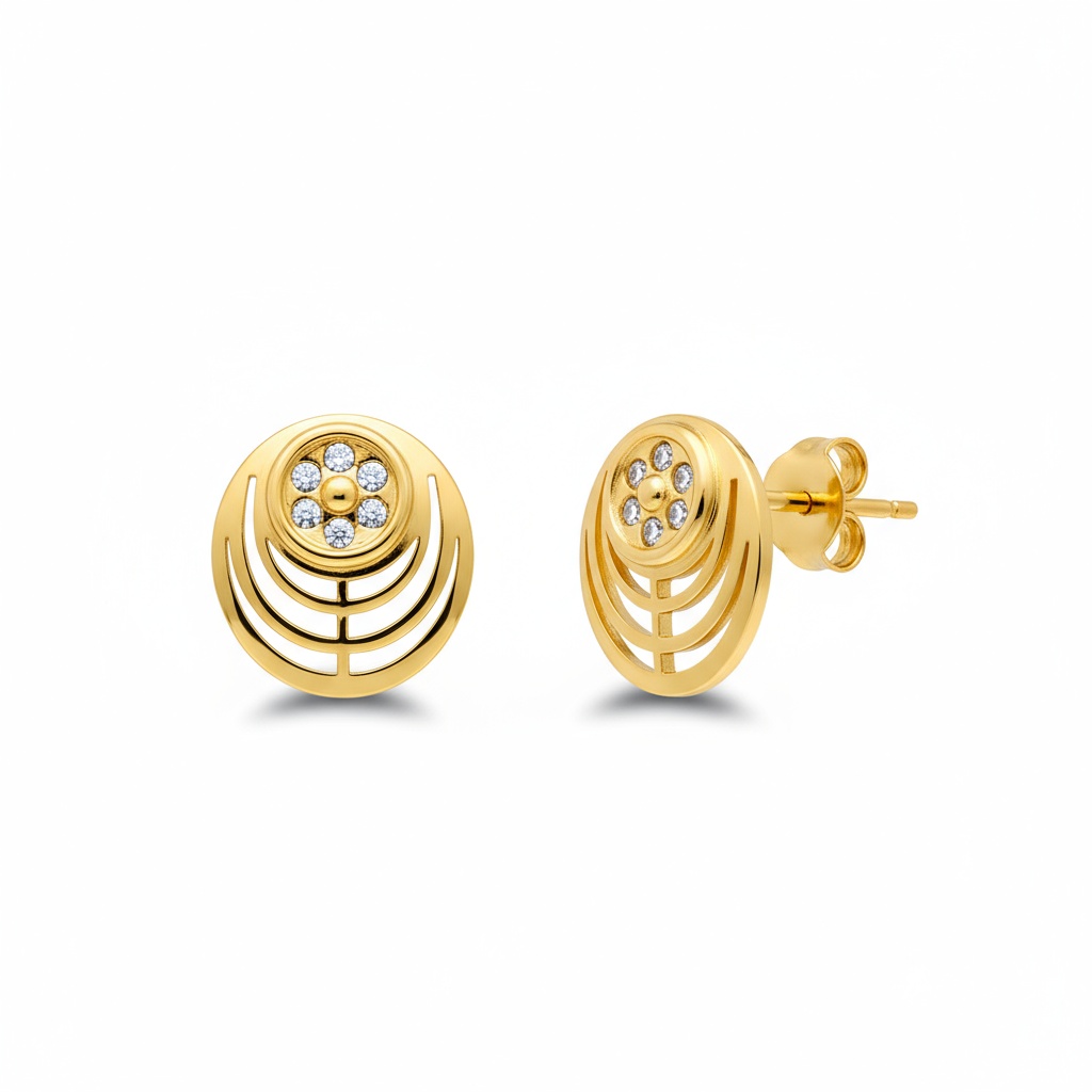 PENDIENTES ORO 18KL REDONDOS