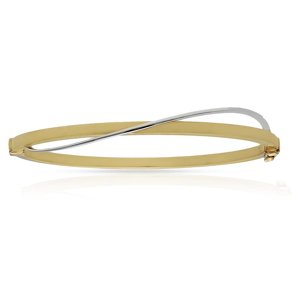 BRAZALETE ORO 18KL BICOLOR