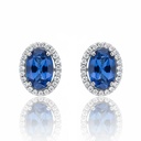 PENDIENTES ORO BLANCO 18KL CIRCONITAS