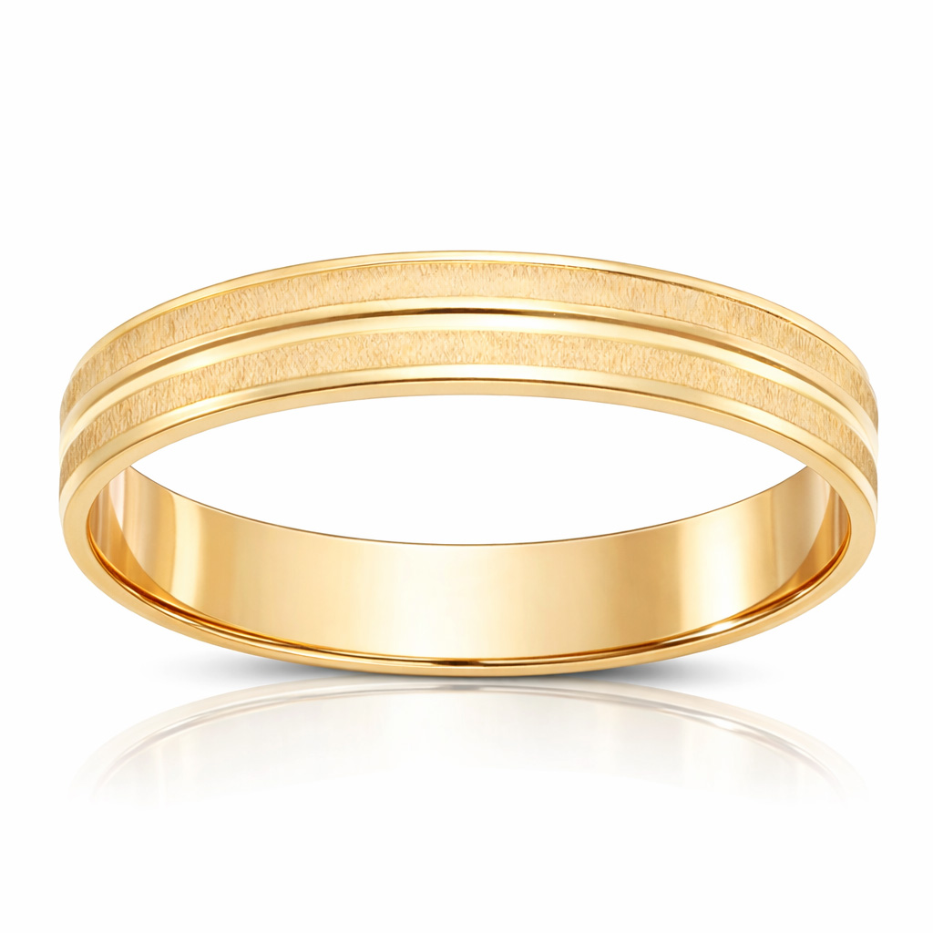 ALIANZA ORO 18KL TALLADA - 4MM