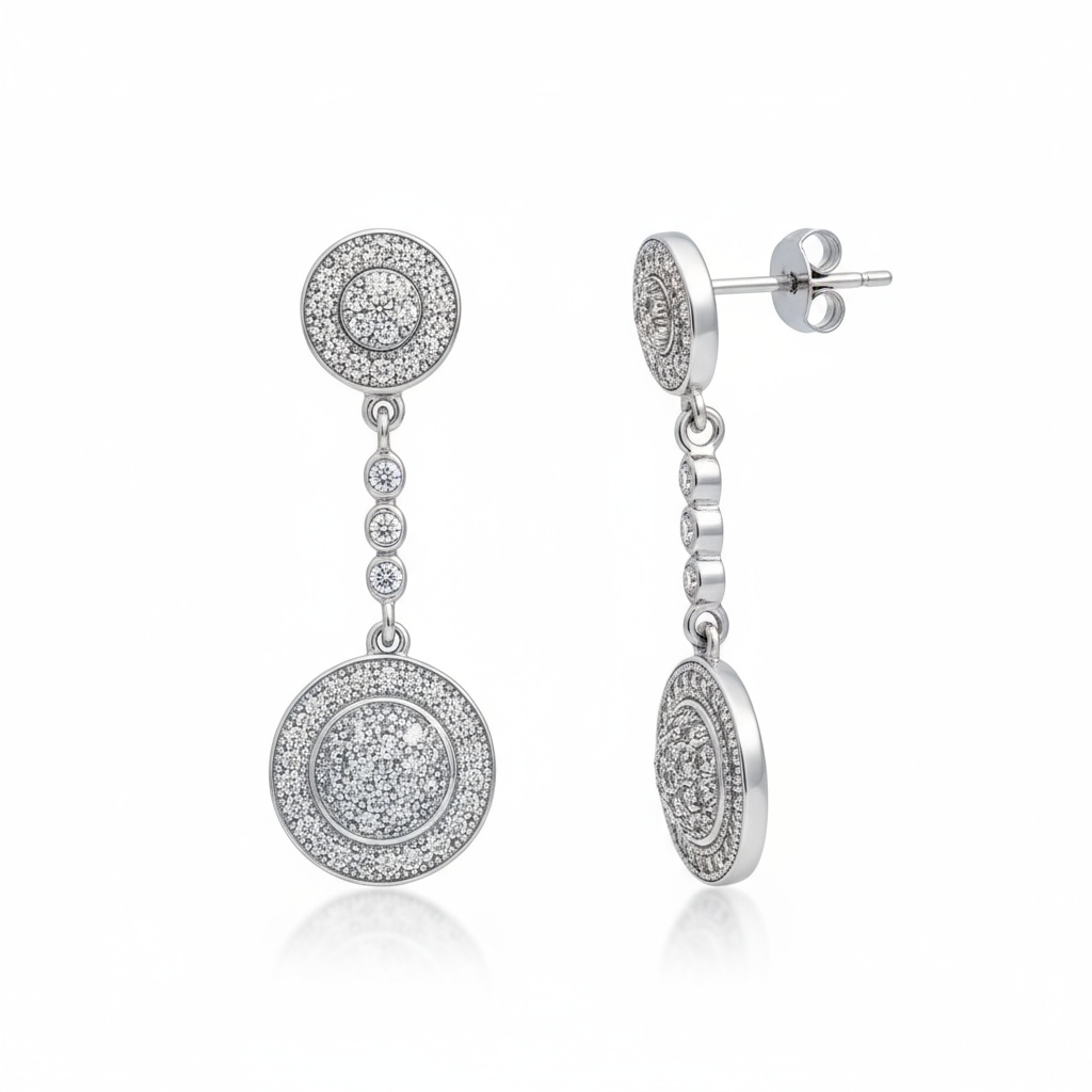 PENDIENTES PLATA 925MM CIRCULOS