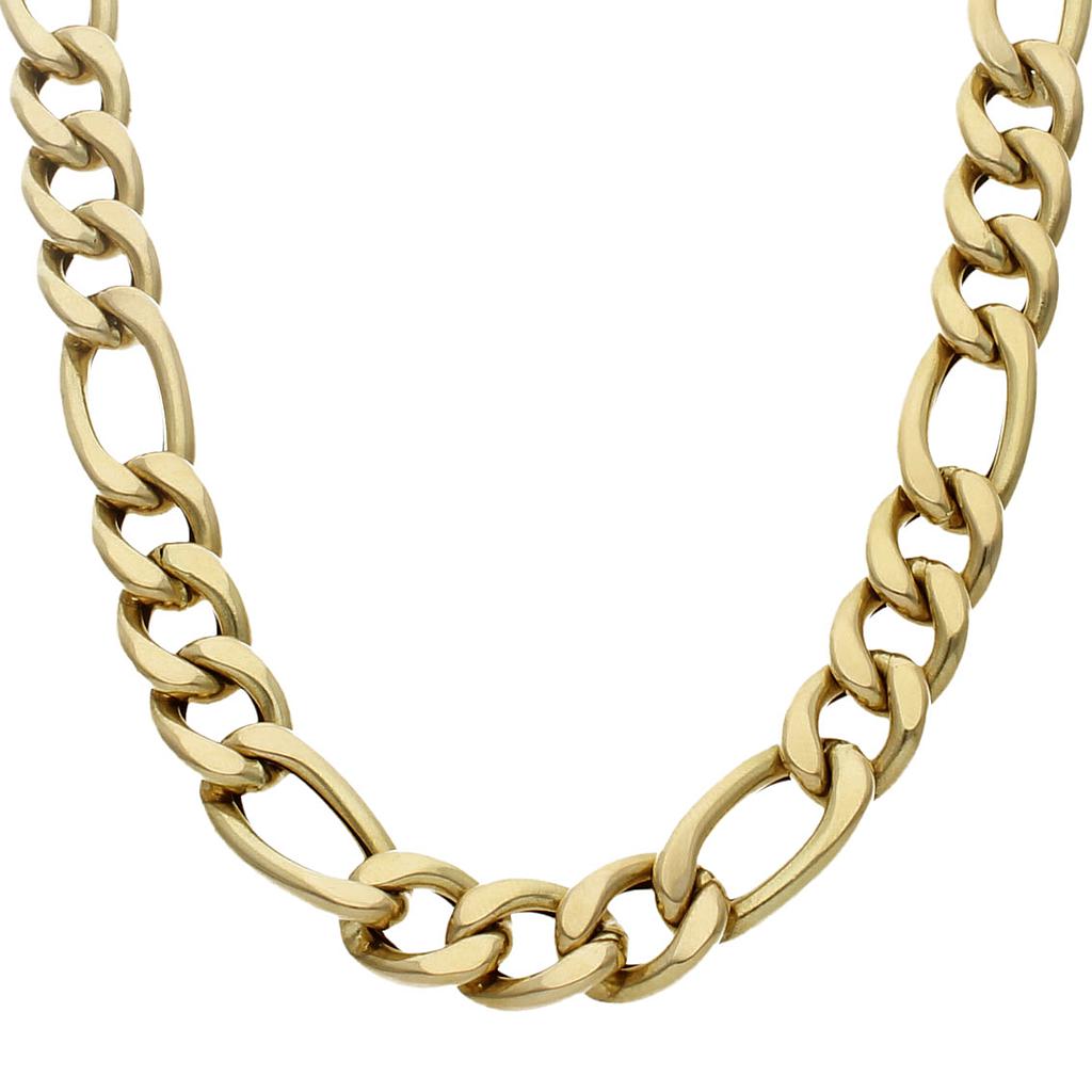 COLLAR HUECO 3x1 ORO 18KL - 13MM