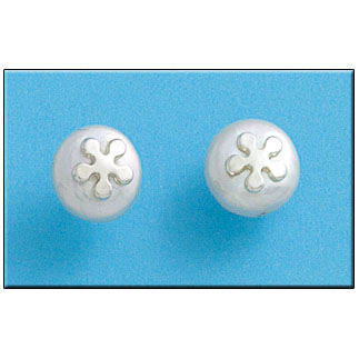PENDIENTES PLATA 925MM PERLA