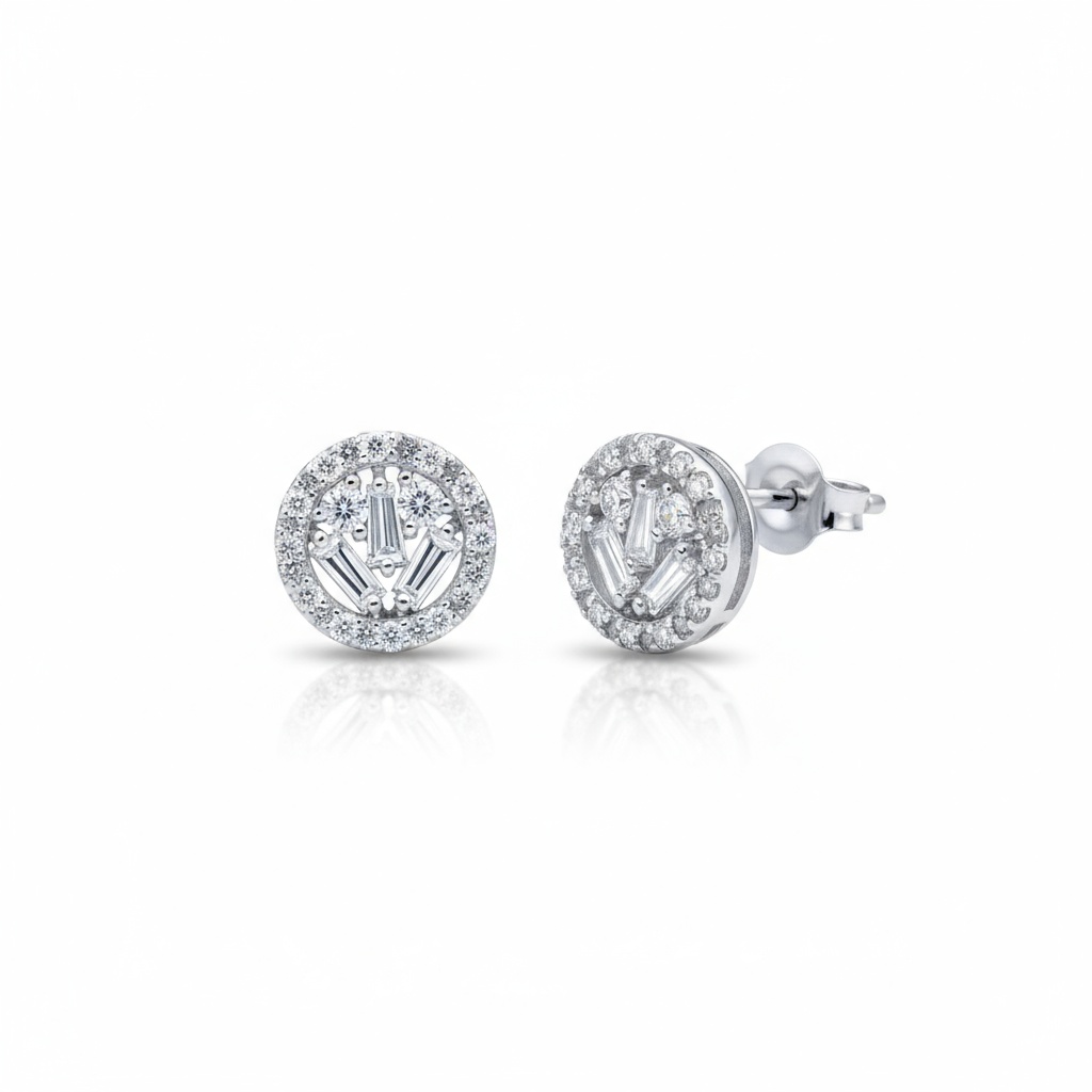 PENDIENTES PLATA 925MM REDONDO