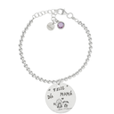 PULSERA BOLAS DIBUJASUEÑOS PLATA 925MM