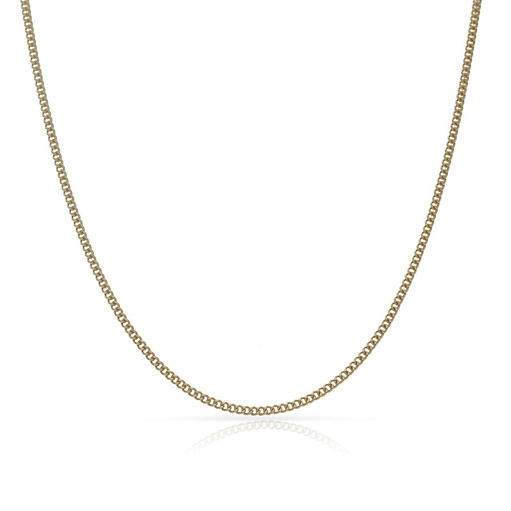 CADENA ORO 18KL BARBADA MACIZA - 1MM