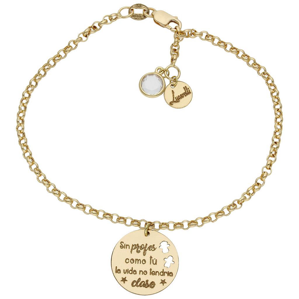 PULSERA MI HISTORIA ORO 18KL PROFE
