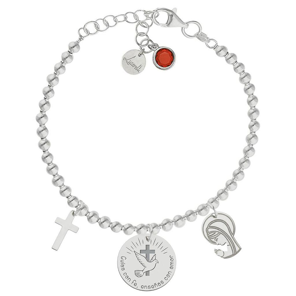 PULSERA MI HISTORIA PLATA 925MM PROFE RELIGION