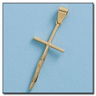 CRUZ EN ORO DE 18KL - 14X33MM 