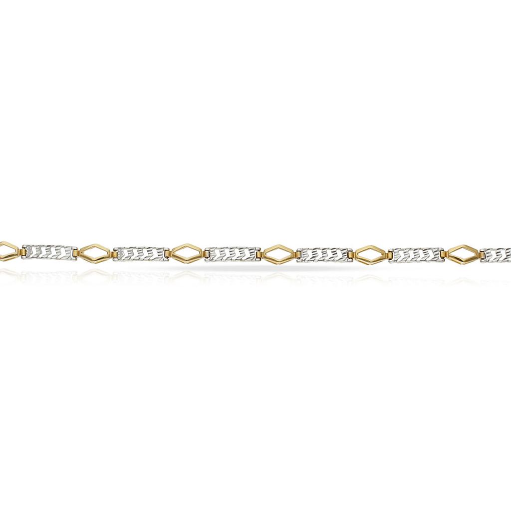 PULSERA ORO 18KL BICOLOR
