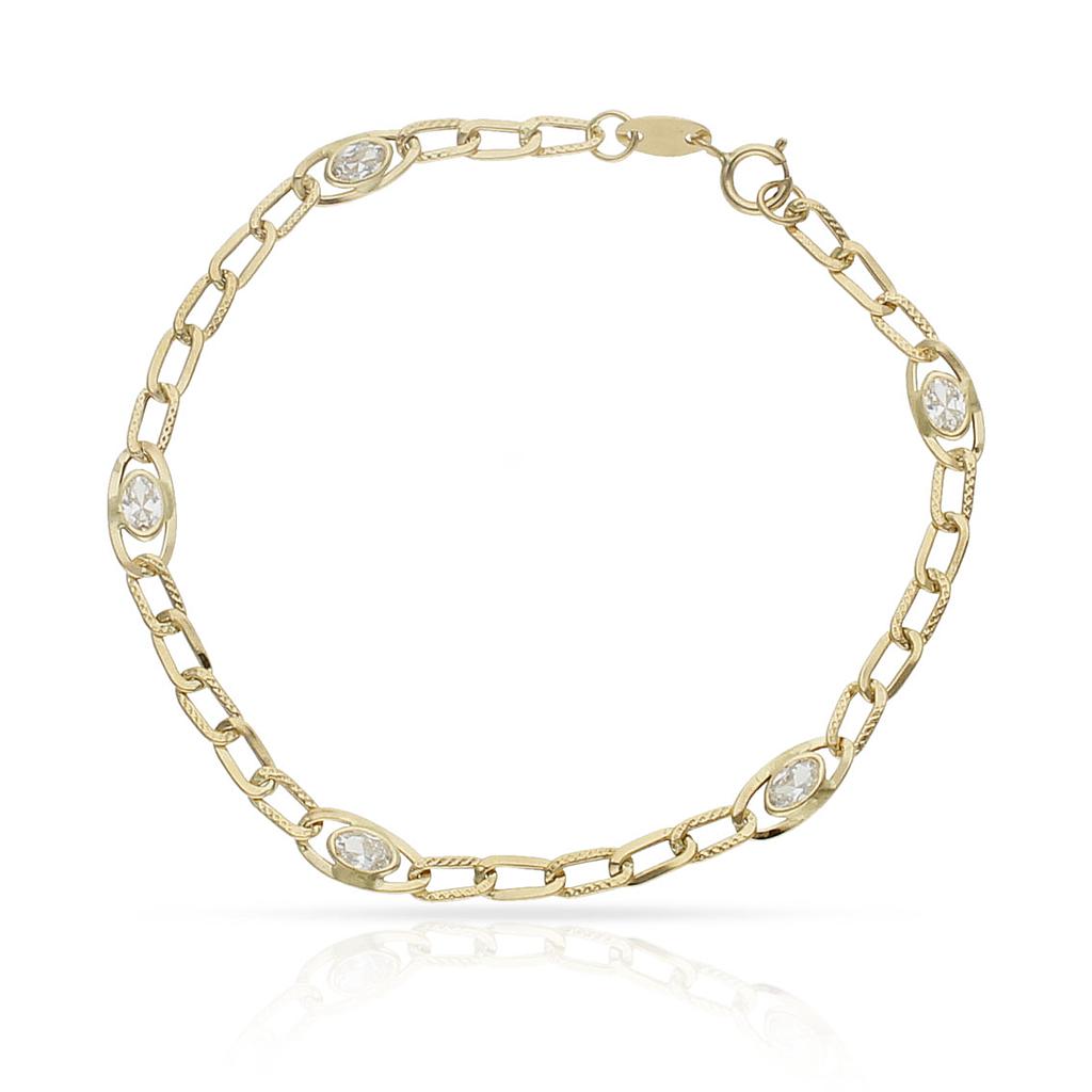 PULSERA ORO 18KL CIRCONITAS