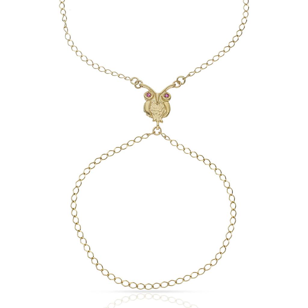 PULSERA ORO 18KL DEDO BUHO