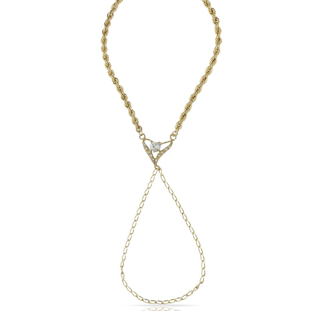 PULSERA ORO 18KL DEDO CORAZON