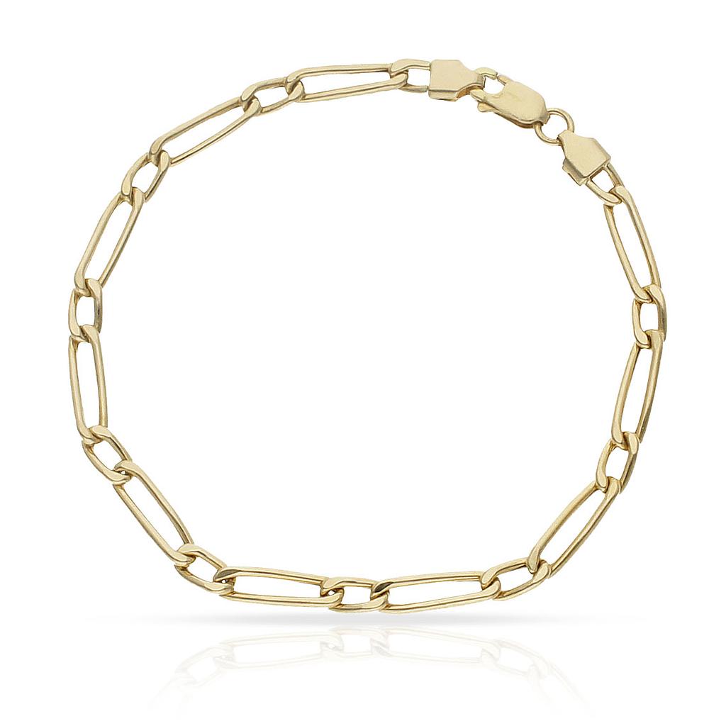 PULSERA ORO 18KL HUECA 1x1