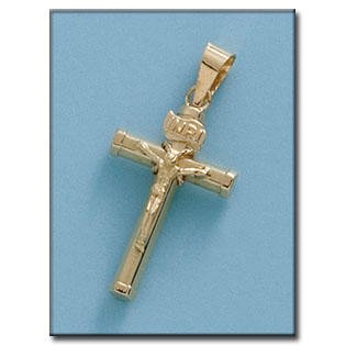 CRUZ ORO 18KL CRISTO - 15X26MM