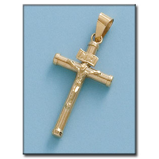 CRUZ ORO 18KL CRISTO - 15X28MM