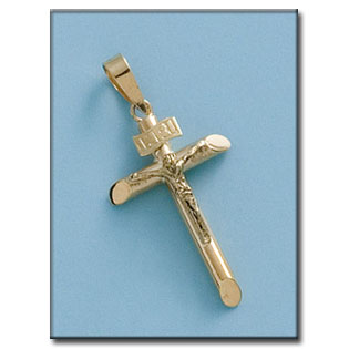 CRUZ ORO 18KL CRISTO - 15X38MM