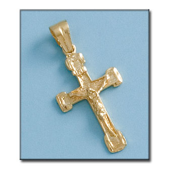 CRUZ ORO 18KL CRISTO - 16X27MM