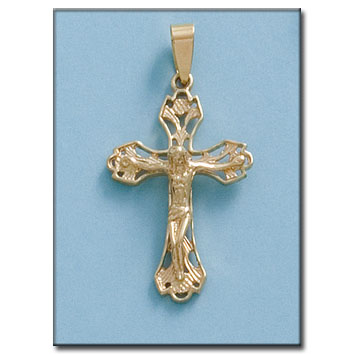 CRUZ ORO 18KL CRISTO - 17X28MM