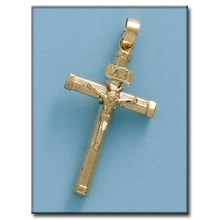 CRUZ ORO 18KL CRISTO - 17X30MM