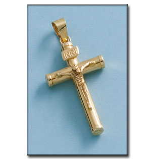 CRUZ ORO 18KL CRISTO - 17X30MM