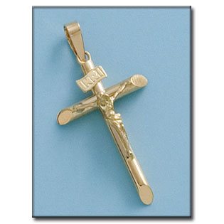 CRUZ ORO 18KL CRISTO - 17X32MM