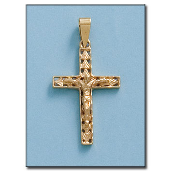 CRUZ ORO 18KL CRISTO - 18X28MM