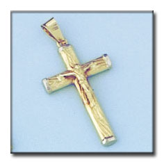 CRUZ ORO 18KL CRISTO - 18X30MM