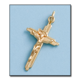 CRUZ ORO 18KL CRISTO - 18X31MM