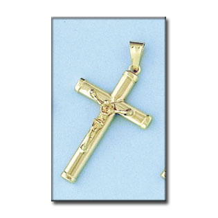 CRUZ ORO 18KL CRISTO - 20X34MM