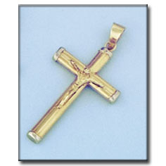 CRUZ ORO 18KL CRISTO - 21X35MM