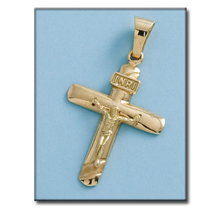 CRUZ ORO 18KL CRISTO - 26X37MM