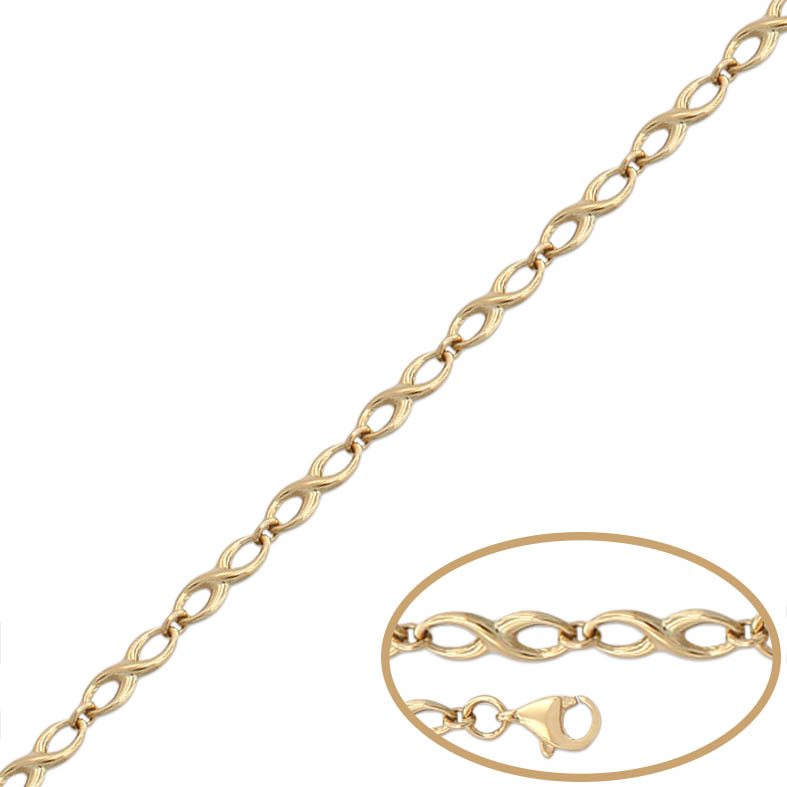 PULSERA ORO 18KL INFINITOS