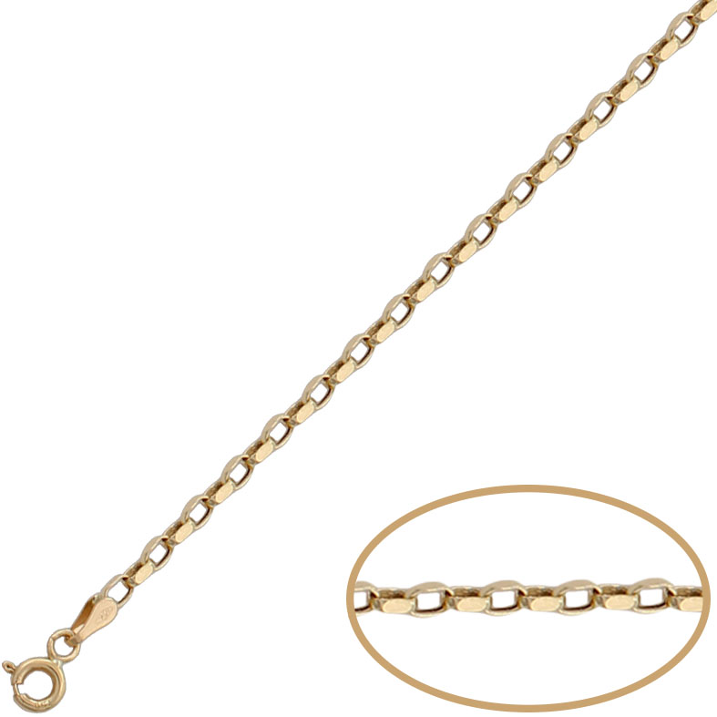 PULSERA ORO 18KL ROLOT ALARGADO - 2.50MM