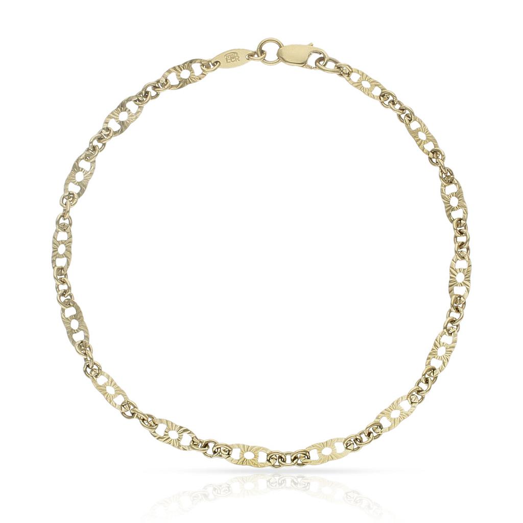 PULSERA ORO 18KL TALLADA - 3.50MM