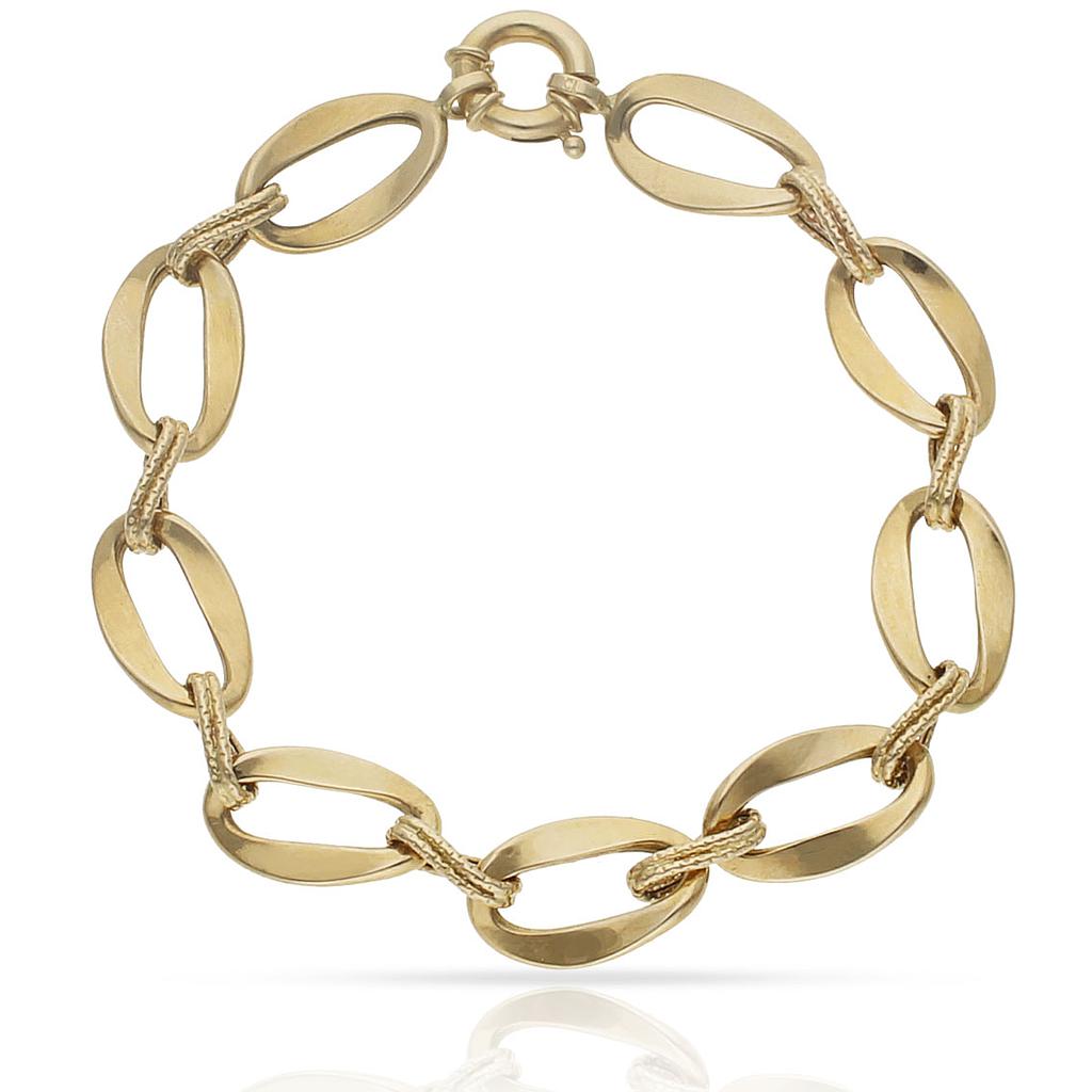 PULSERA ORO 18KL TROQUELADAS