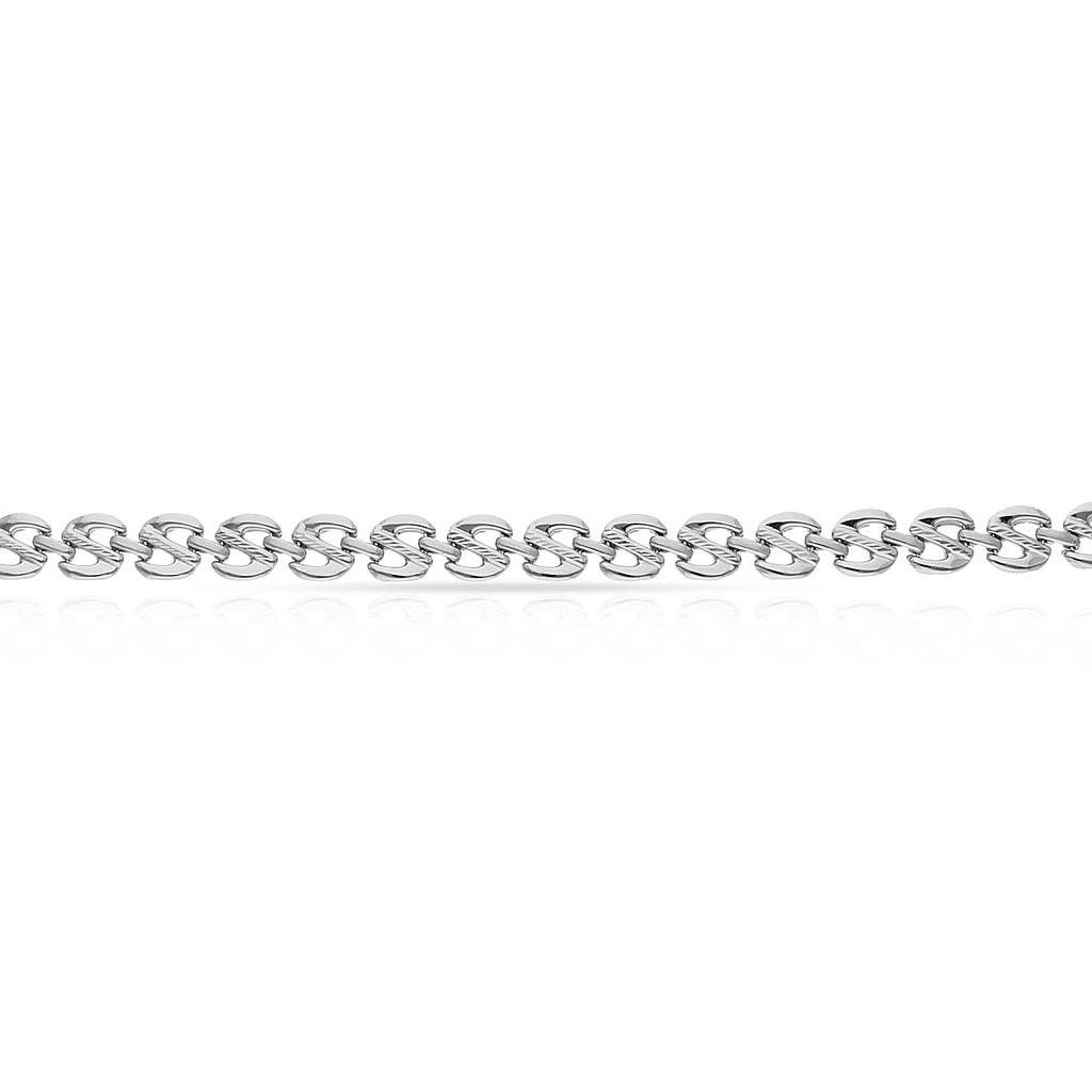 PULSERA ORO BLANCO 18KL