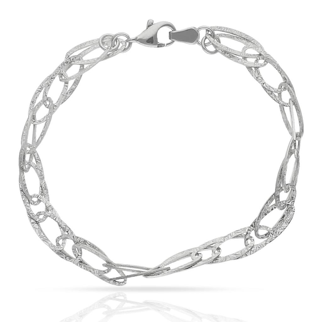 PULSERA ORO BLANCO 18KL