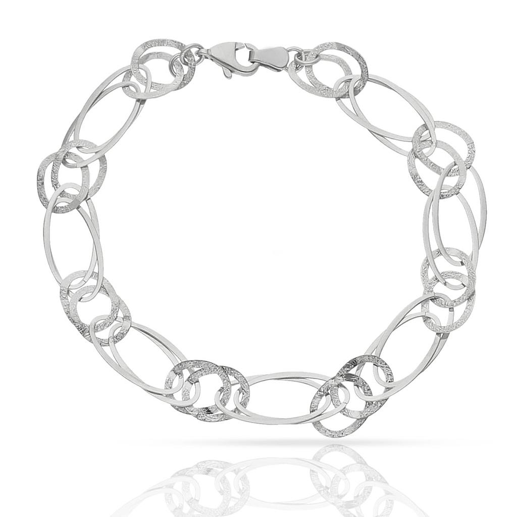 PULSERA ORO BLANCO 18KL
