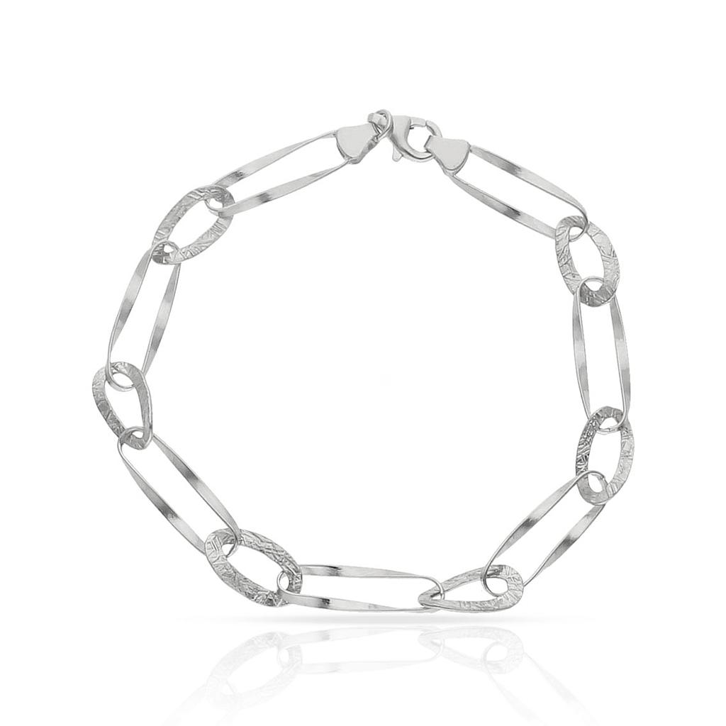 PULSERA ORO BLANCO 18KL