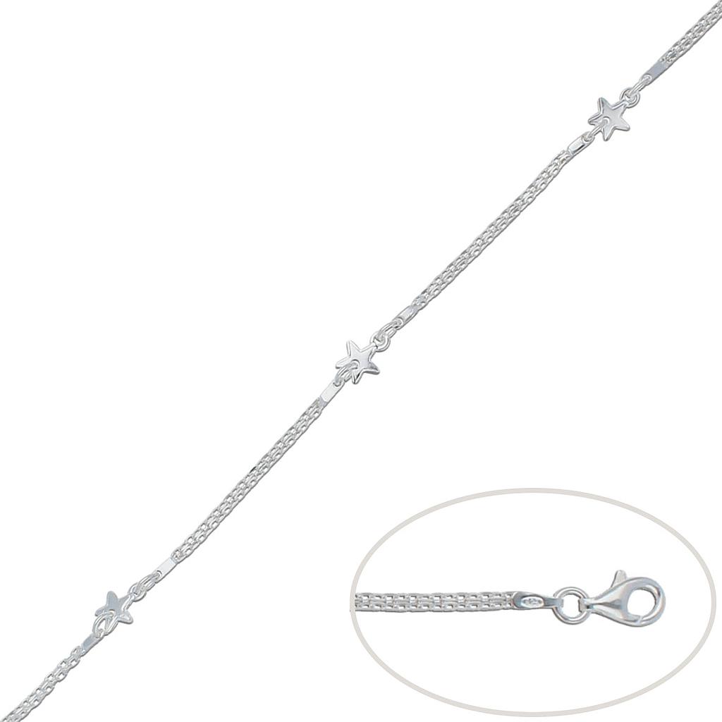 PULSERA PLATA 925MM ESTRELLAS