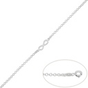 PULSERA PLATA 925MM INFINITO